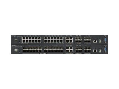 Zyxel XGS4600-32F - Switch - L3 - Administreret - 24 x Gigabit SFP + 4 x combo Gigabit SFP + 4 x 10 Gigabit SFP+ - monterbar på stativ