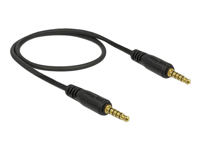 Delock Audiokabel 50cm Sort