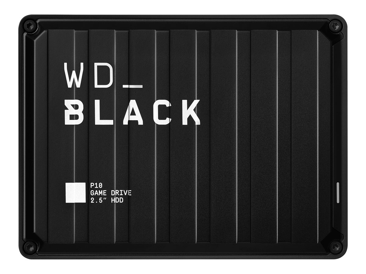 WD_BLACK P10 Game Drive WDBA3A0050BBK - Harddisk - 5 TB - ekstern (bærbar) - USB 3.2 Gen 1 - sort