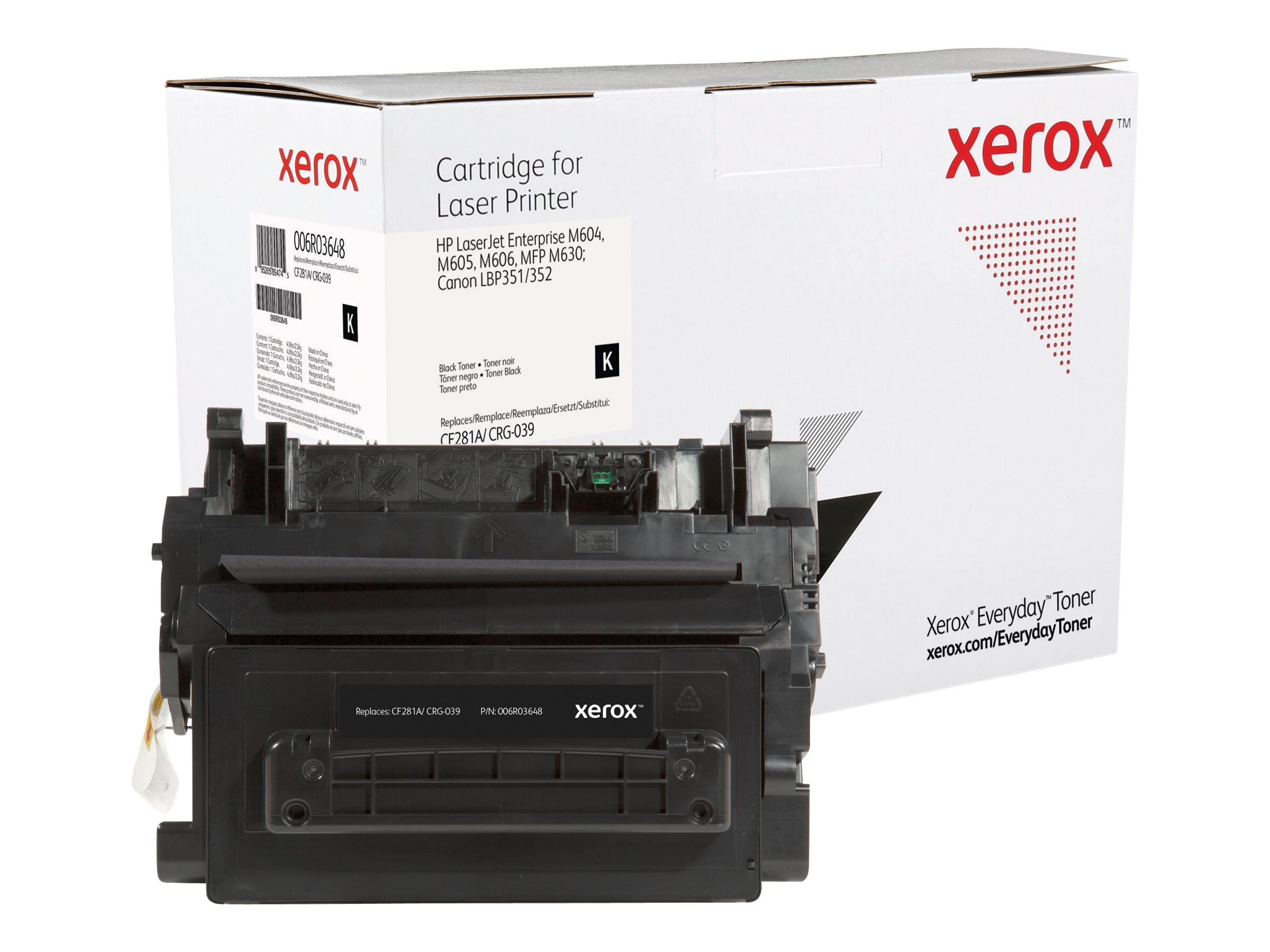 Xerox 006R03648 / Alternative to HP 81A / CF281A / Canon CRG-039 Black Toner