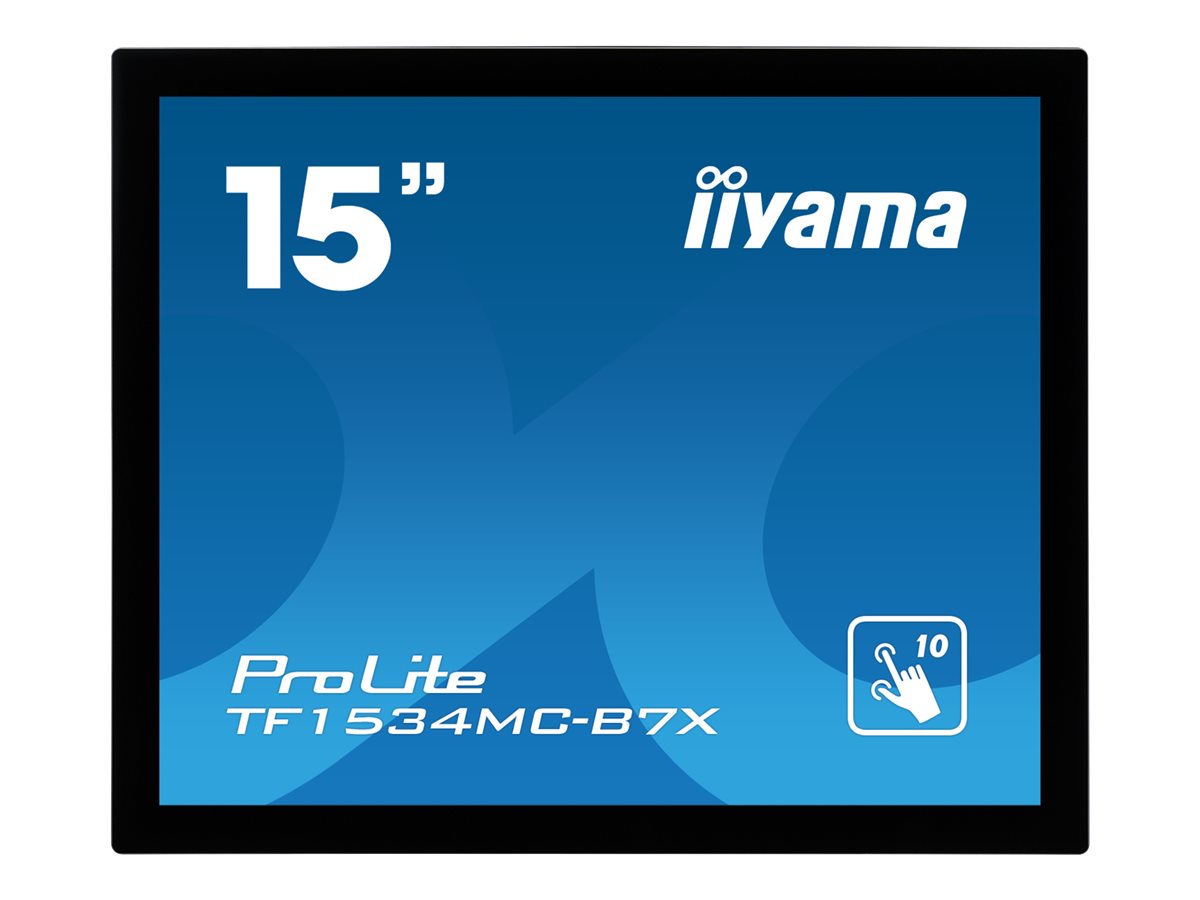 Iiyama Prolite Tf1534mc-b7x 15 tommer Touch Open Frame Xga 4:3 15 tommer 1024 × 768pixels Tn 4:3