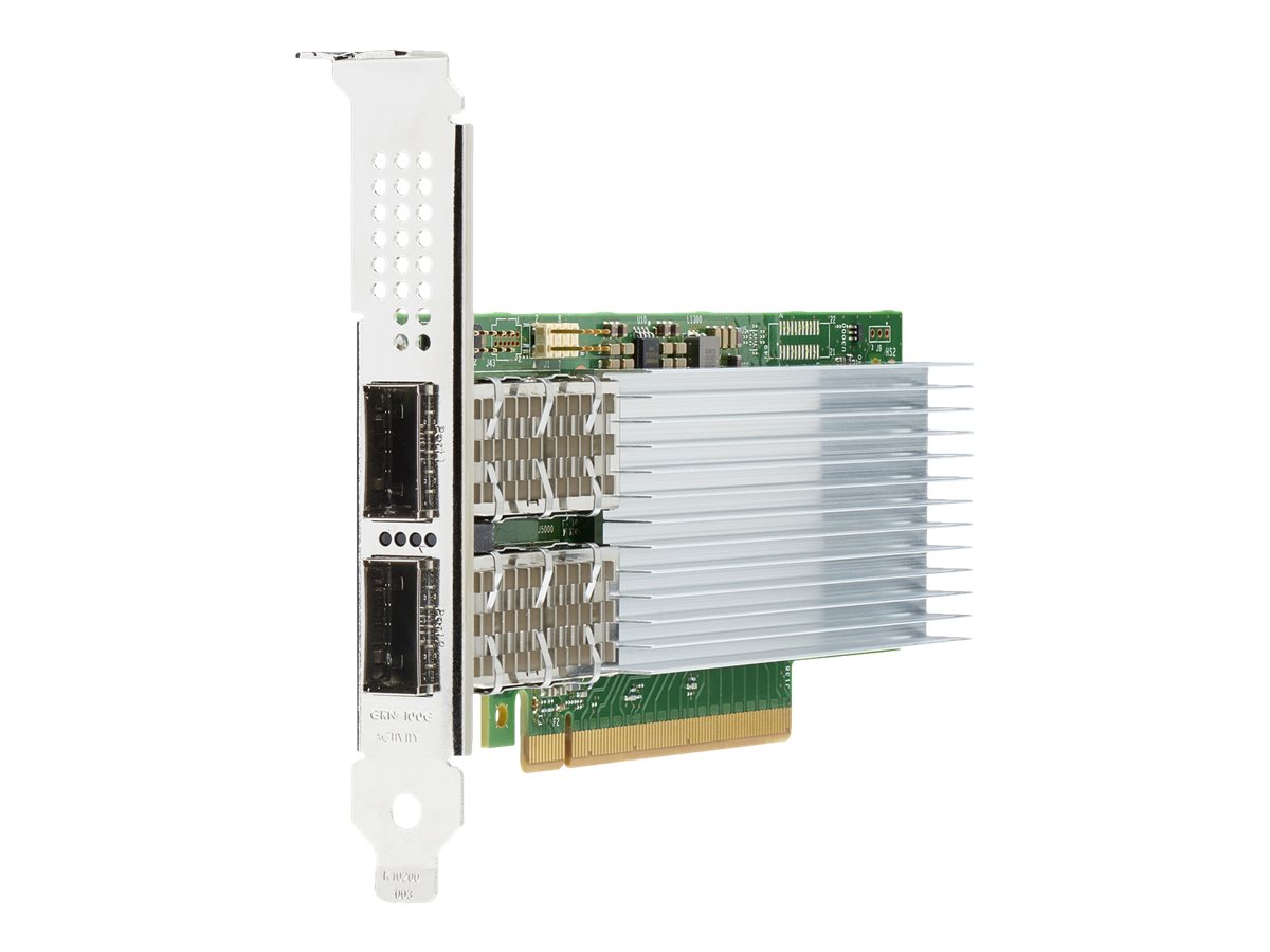 HPE Intel E810-CQDA2 Ethernet 100Gb 2-port QSFP28 Adapter for 100Mbit/s Ledningsført
