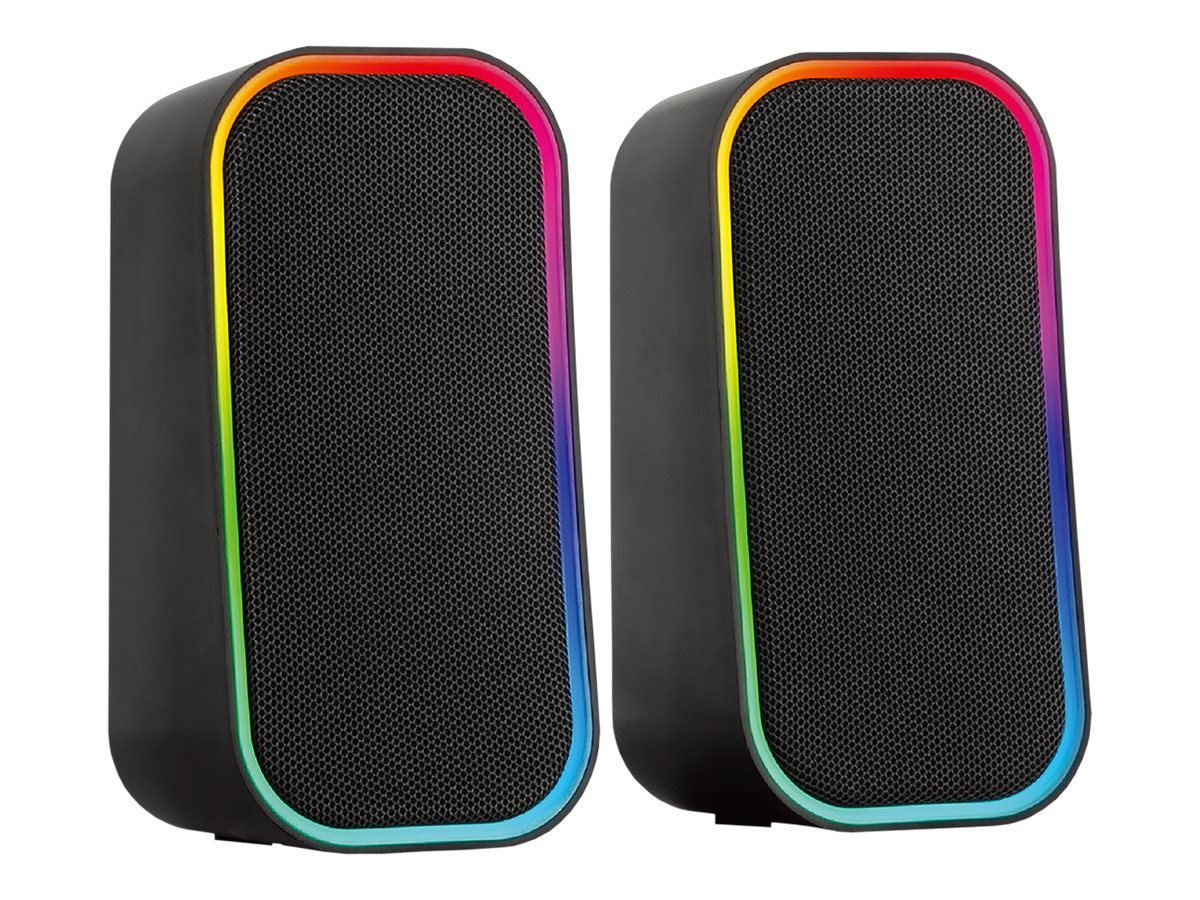 Speed-Link TOKEN RGB Gaming Stereo Speakers - Black - 2.0 Kanal - Sort