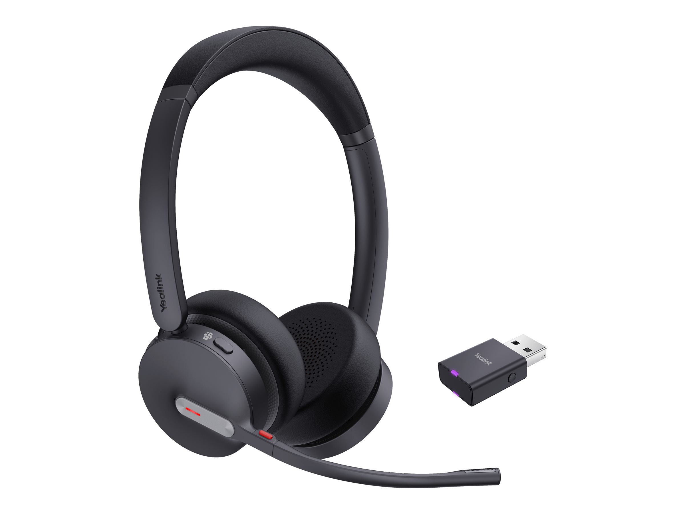 TrÃ¥dlÃ¸st headset â Yealink WH64 Hybrid Dual UC, Bluetooth, sort