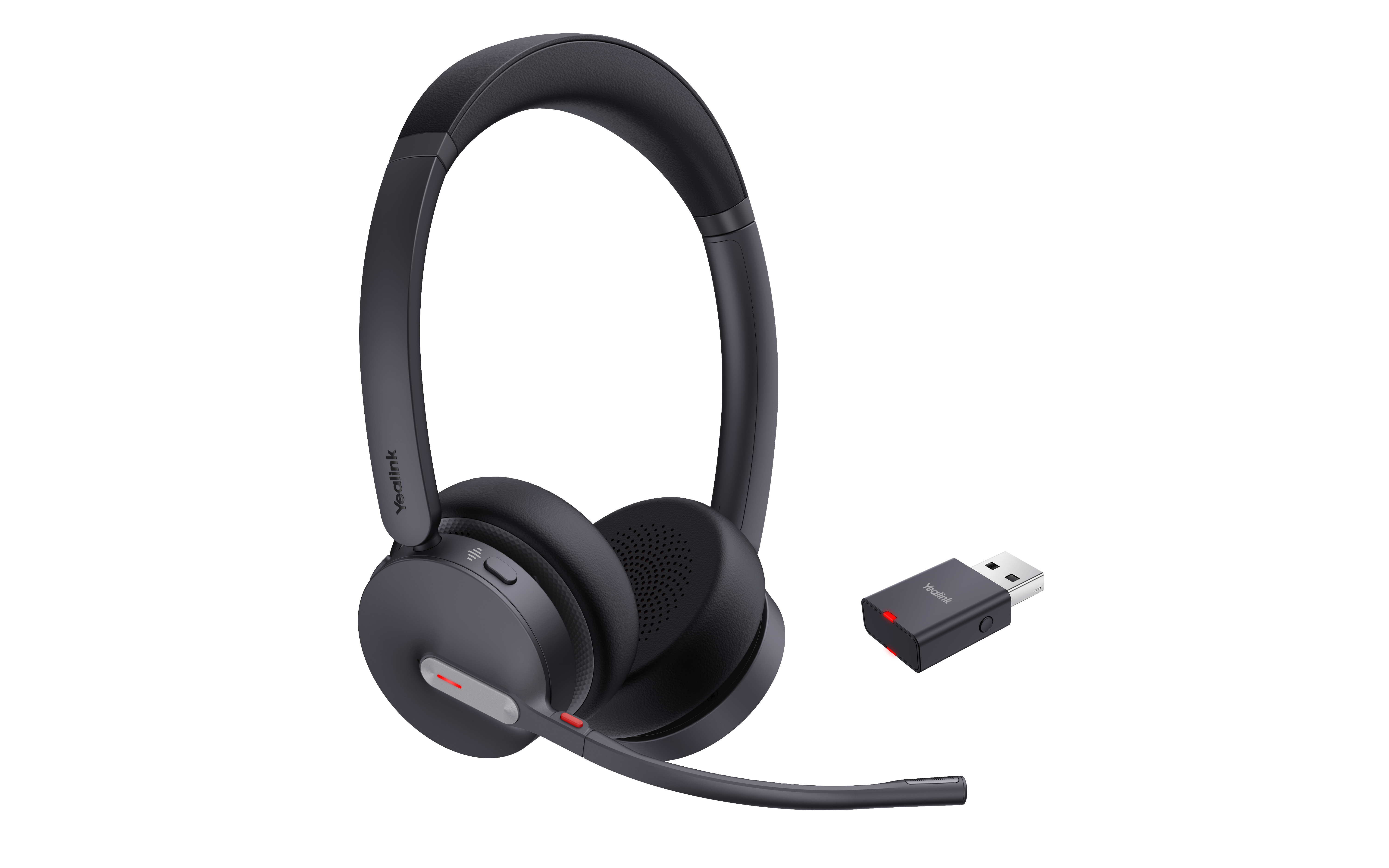 Trådløst headset - Yealink WH64 Hybrid Dual UC, Bluetooth, sort