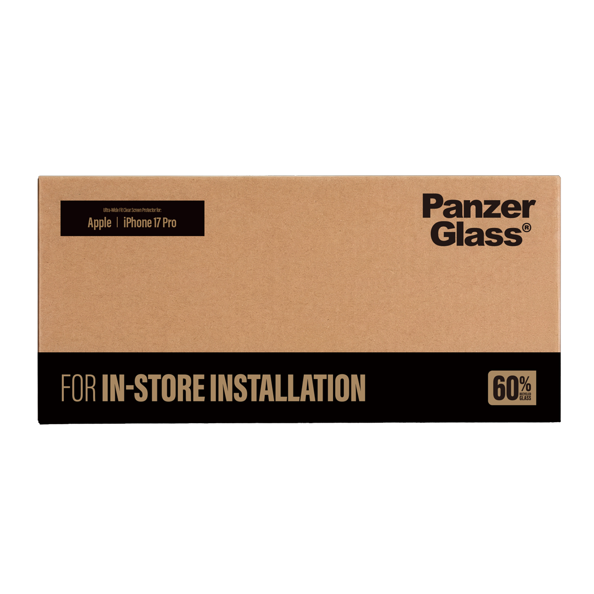 PanzerGlass ® Screen Protector iPhone 2026 Pro | 17 Pro | Ultra-Wide Fit for FastFit Installation Machine Apple - iPhone 17 Pro