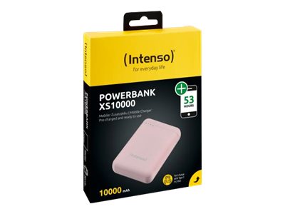 Intenso XS10000 - Powerbank - 10000 mAh - 3.1 A - 2 output-stikforbindelser (USB, USB-C) - blå