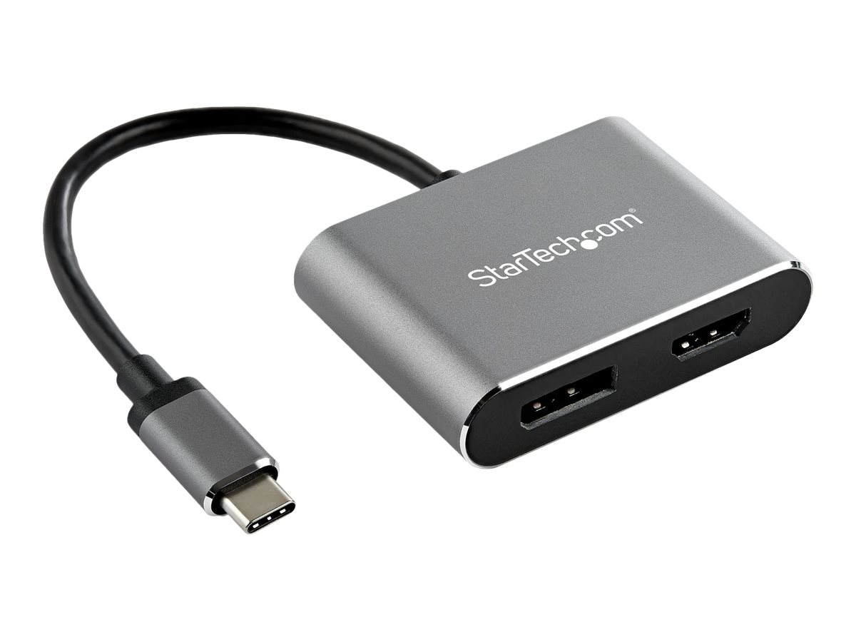 StarTech.com Videointerfaceomformer DisplayPort / HDMI 20.5m Grå billede