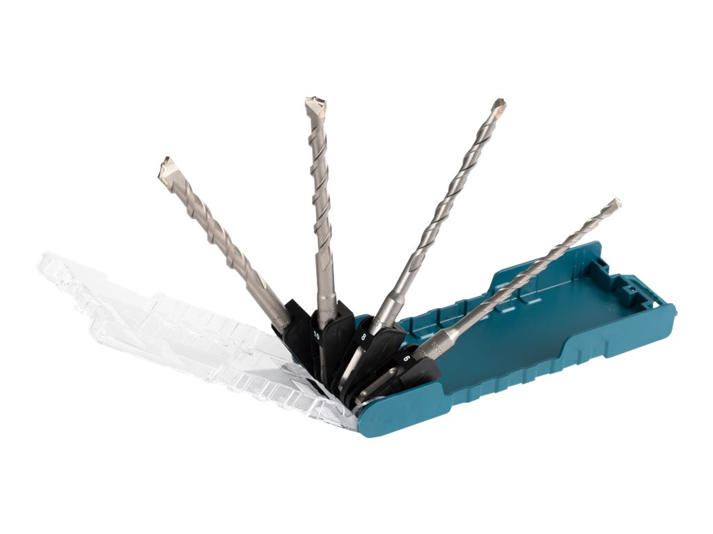 Makita E-13605 Drill Bit Set - For Concrete Masonry Bricks - 4 Pieces