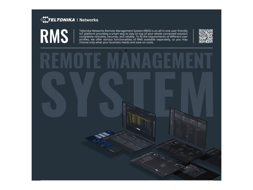 Teltonika RMS - Licensabonnement (5 år) - Remote Management System - 5 års brug