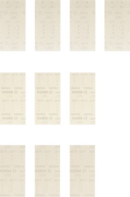 Bosch Elektrisk Slibemaskine 10 Dele K80 K120 K180