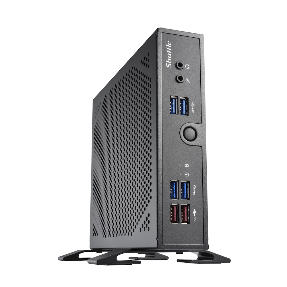 Shuttle XPC slim DS50U7 - Barebone - Slim-PC 1 x Core i7 1355U / op til 5 GHz ULV - RAM 0 GB - Intel Iris Xe Graphics - Gigabit Ethernet - sort
