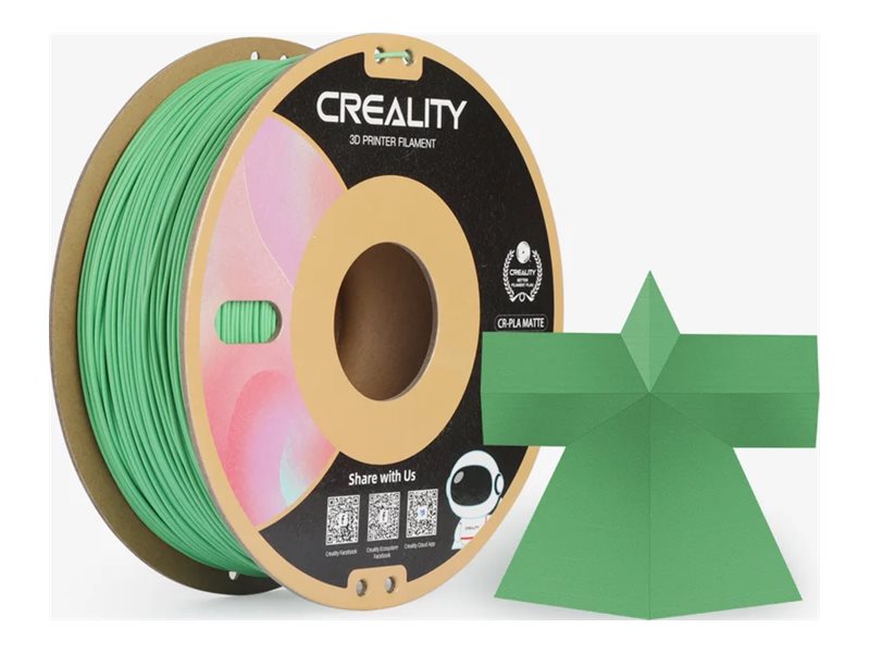 Creality Creality CR-PLA Matte - 1.75mm - 1kg Avocado Green 6971636408543 Modsvarer: N/A