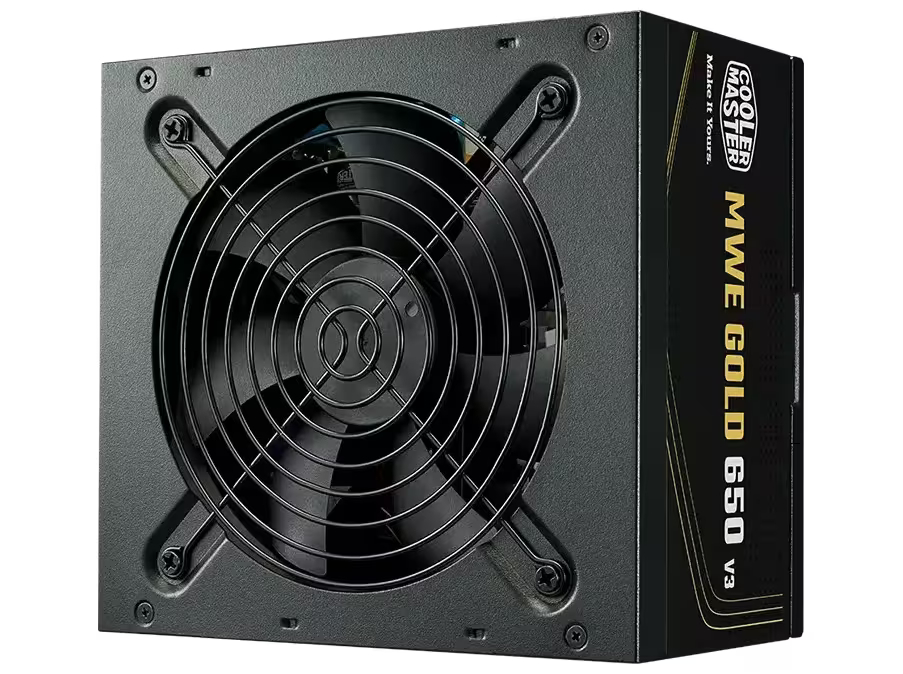 Cooler Master MWE Gold V3 ATX 3.1 Strømforsyning 650Watt 80+ Gold