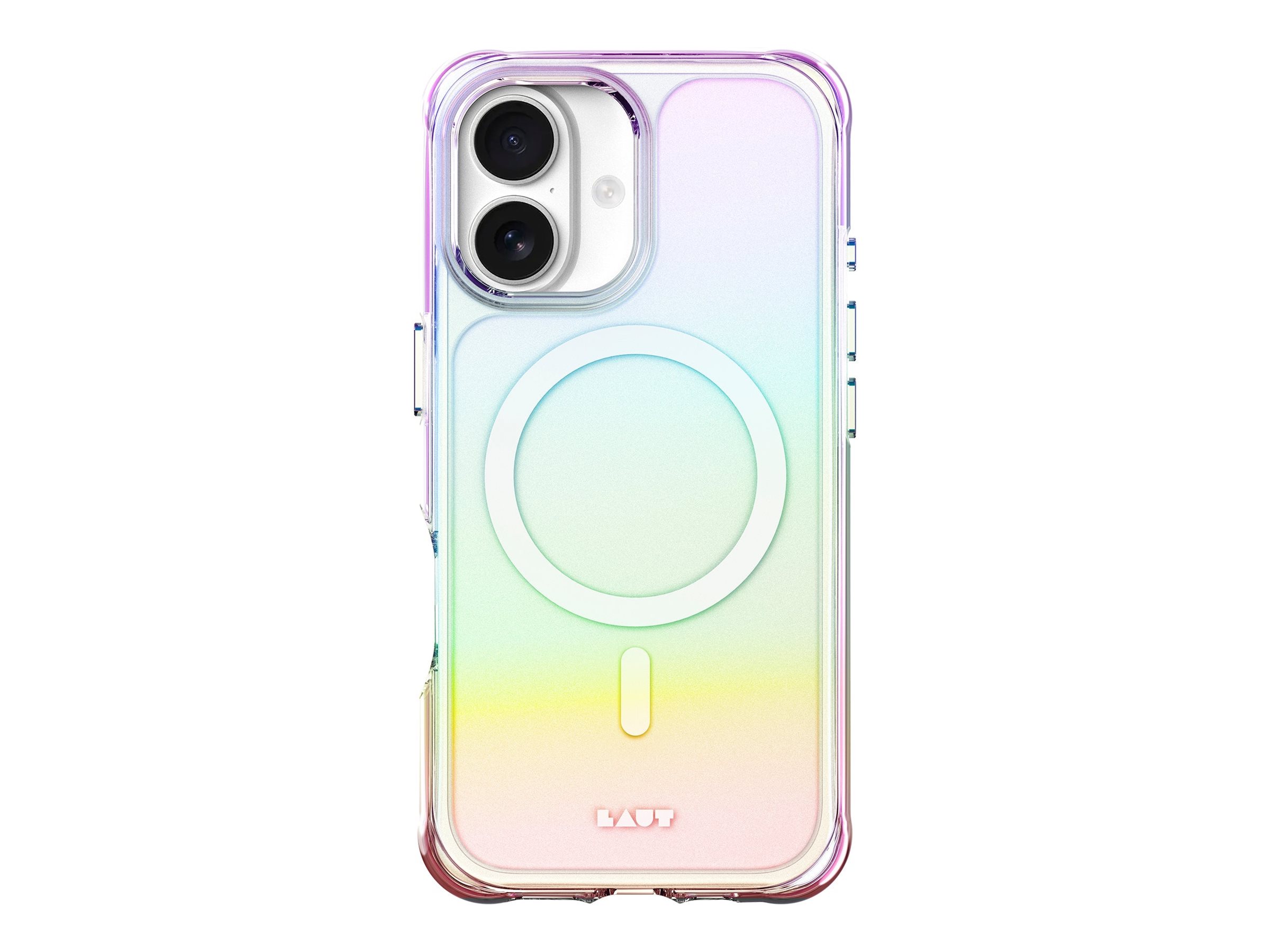LAUT AERO HOLO magnetisk cover til iPhone - 16 cm (6,3") - Holo Pearl, transparent