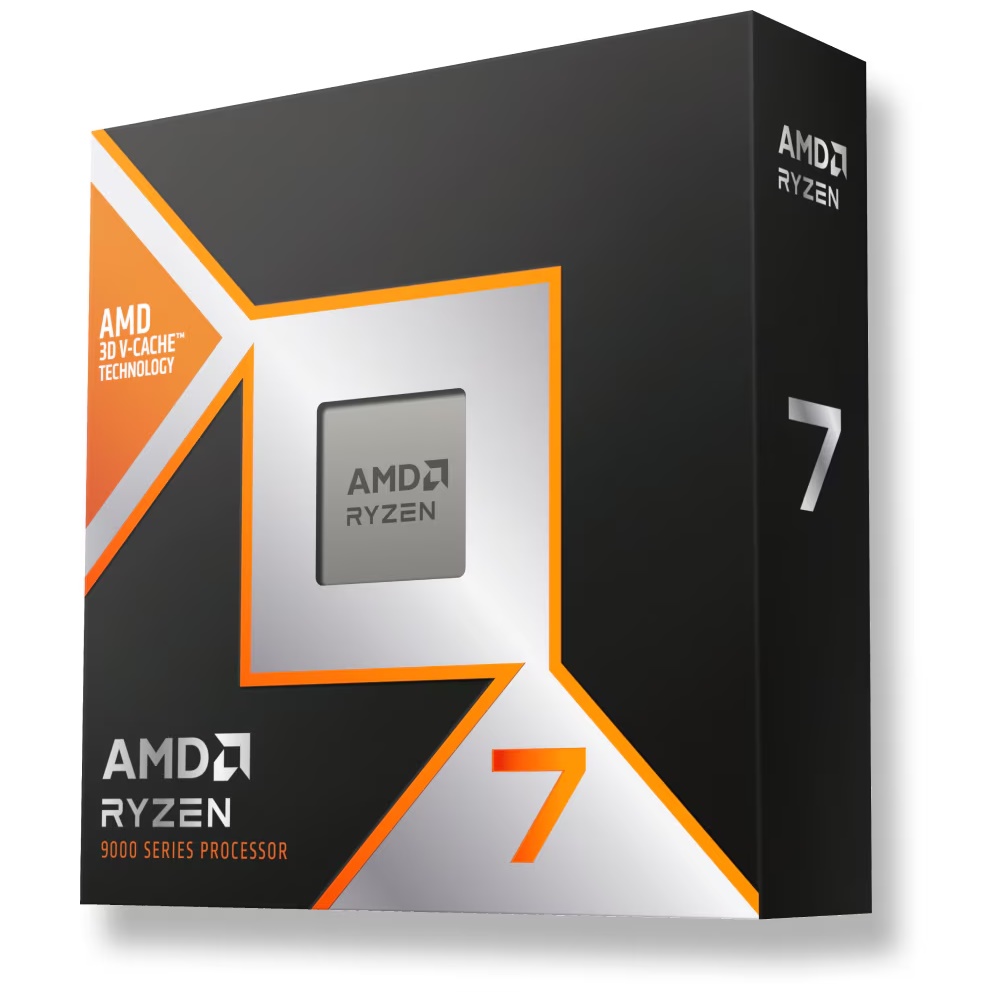 AMD Ryzen 7 9850X3D CPU - 8 kerner - 4.7 GHz - AMD AM5 - AMD Boxed (uden køler)