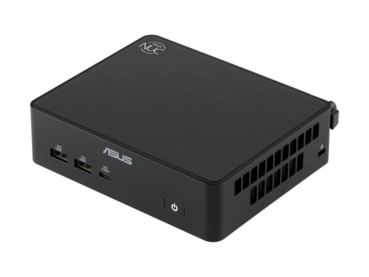 ASUS NUC 16 Pro RNUC16GDKU560002 - Barebone - mini PC 1 x Core Ultra 5 325 / op til 4.5 GHz - RAM 0 GB - Intel Graphics - IEEE 802.11ax (Wi-Fi 6), IEEE 802.11be (Wi-Fi 7), 2.5 Gigabit Ethernet, Gigabit Ethernet - sort