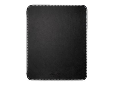LogiLink Mousepad in leather design black