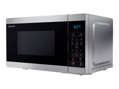 Sharp YC-MS02E-S - microwave oven - freestanding - silver
