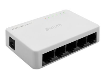 Qoltec 5-porte Fast Ethernet