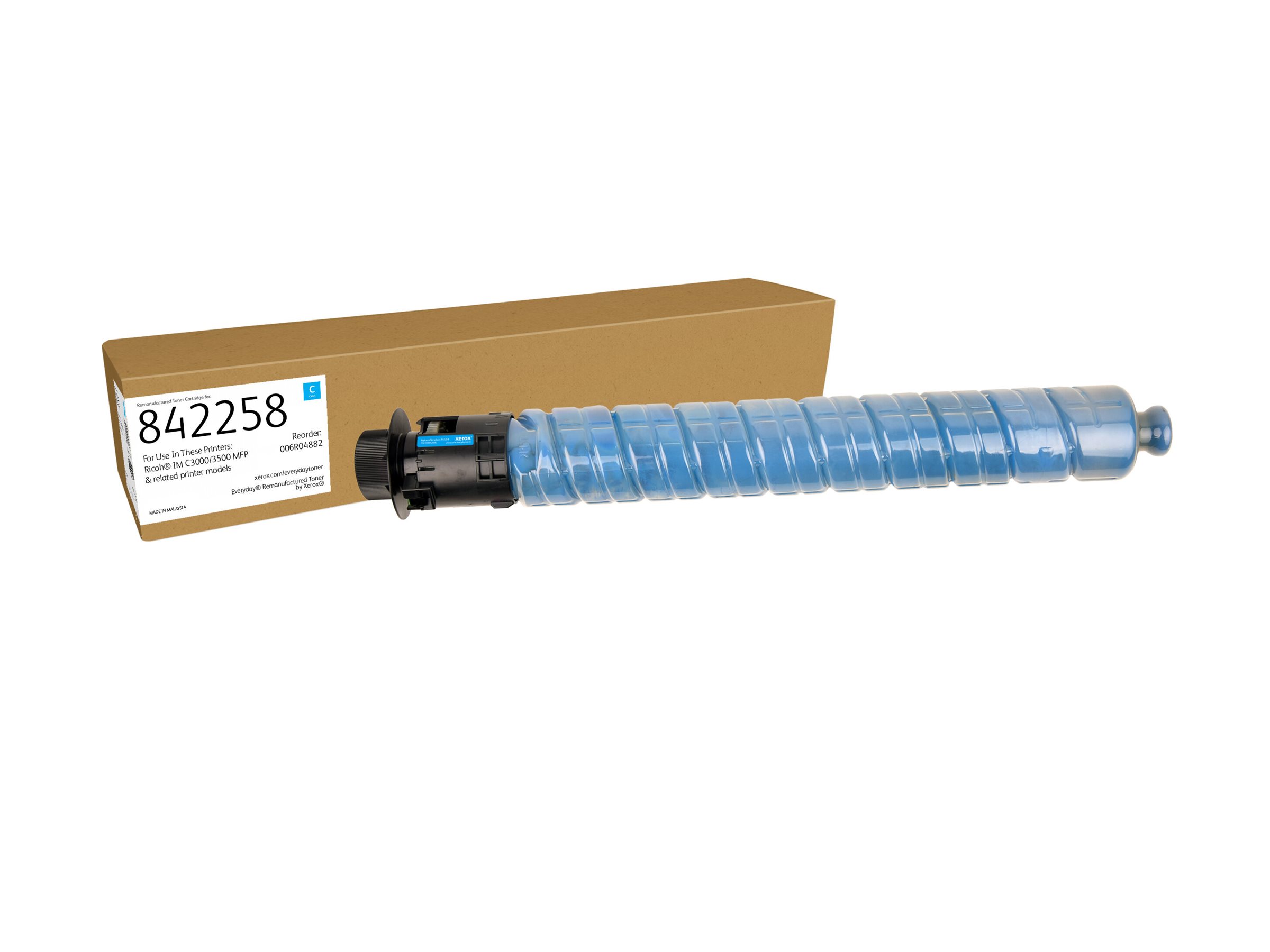 Xerox Everyday - cyan - compatible - remanufactured - toner cartridge (alternative for: Ricoh 842258) - Green World Alliance return programme