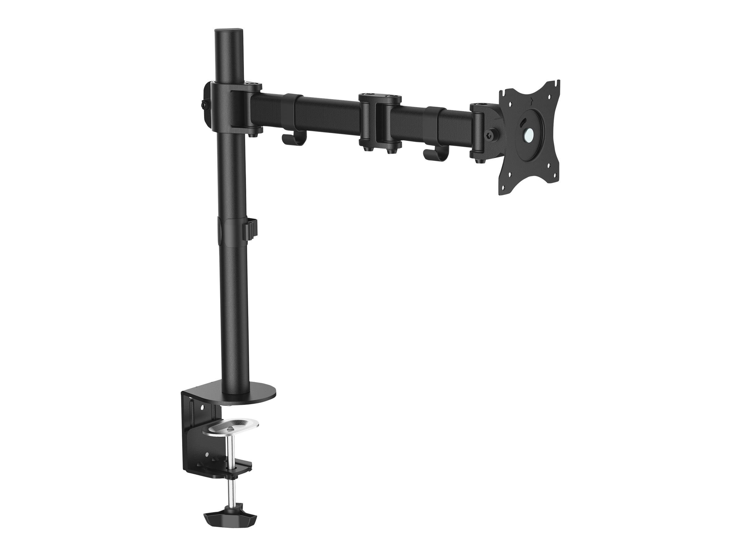 StarTech.com Desk Mount Monitor Arm for up to 34" VESA Compatible Displays, Articulating Pole Mount with Single Monitor Arm, Ergonomic Height