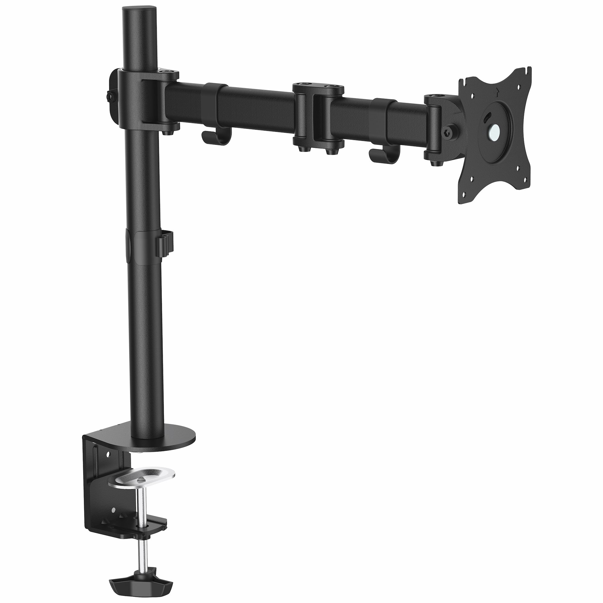 StarTech.com Desk Mount Monitor Arm for up to 34" VESA Compatible Displays, Articulating Pole Mount with Single Monitor Arm, Ergonomic Height billede