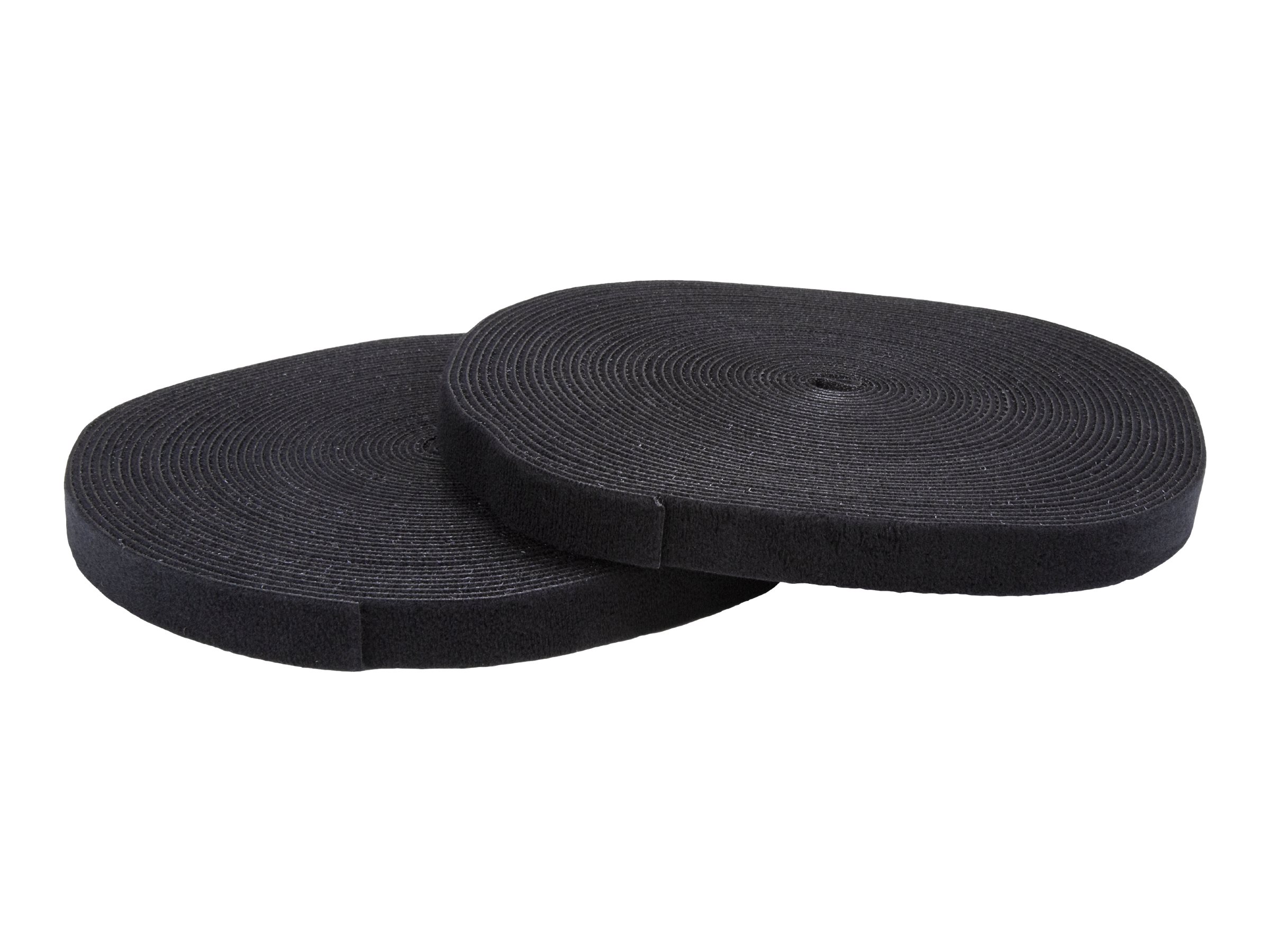 Startech 100ft. Hook and Loop Roll - Cut-to-Size Reusable Cable Ties - Bulk Industrial Wire Fastener Tape - Adjustable Fabric Wraps - Black (HKLP100) - Kabelbinderrulle - 30.4 m - for P/N: CMHOOK1U, HKLP100BL, HKLP100GN, HKLP100RD, HKLP100YW