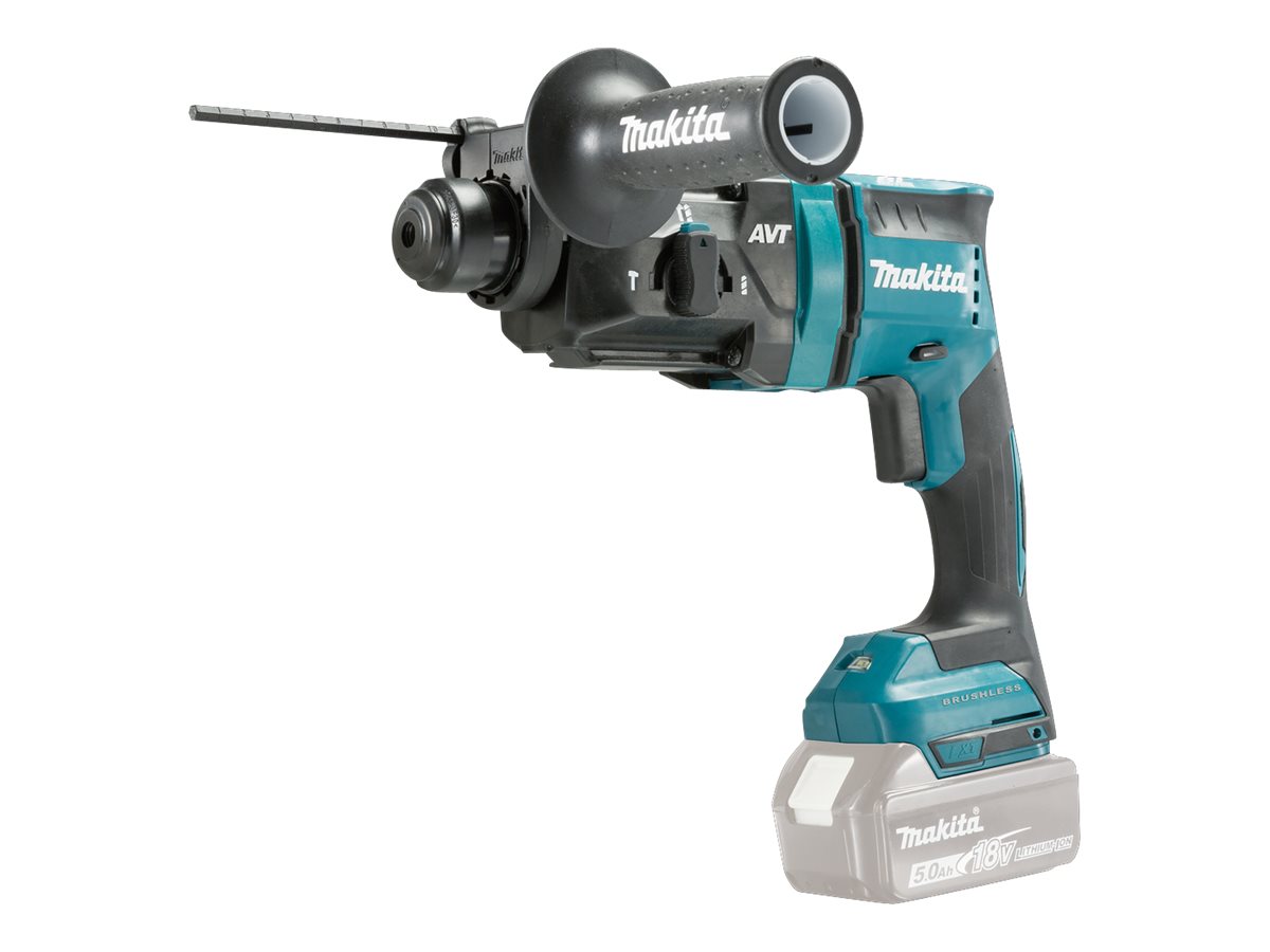 Makita DHR182Z - Roterende hammer - ledningfri - 3 tilstande - SDS-plus 18 mm - 1.7 Joule - intet batteri - 18 V
