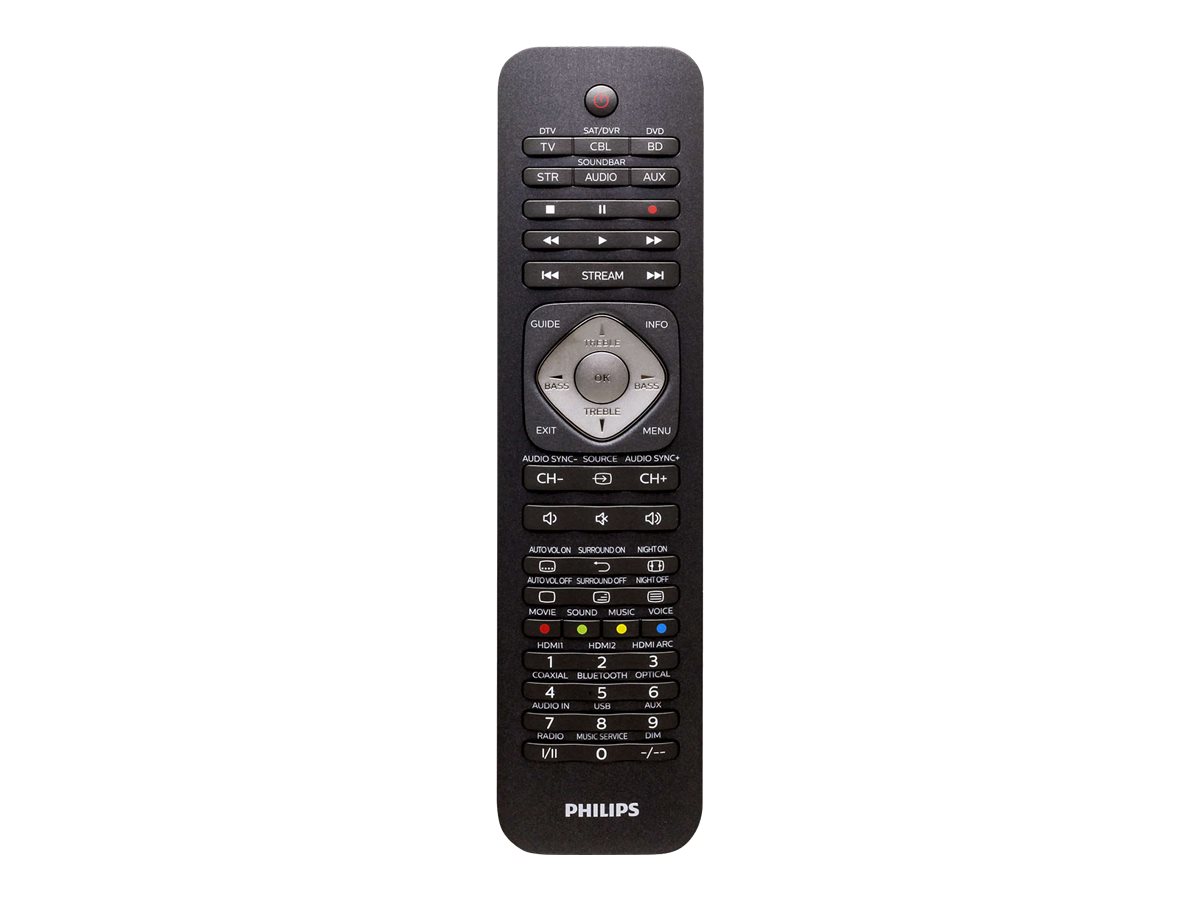 Philips Perfect SRP5016 Universal fjernstyring Sort