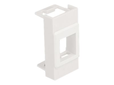 DeLOCK Easy 45 Module Keystone Holder 22.5 x 45 mm, white