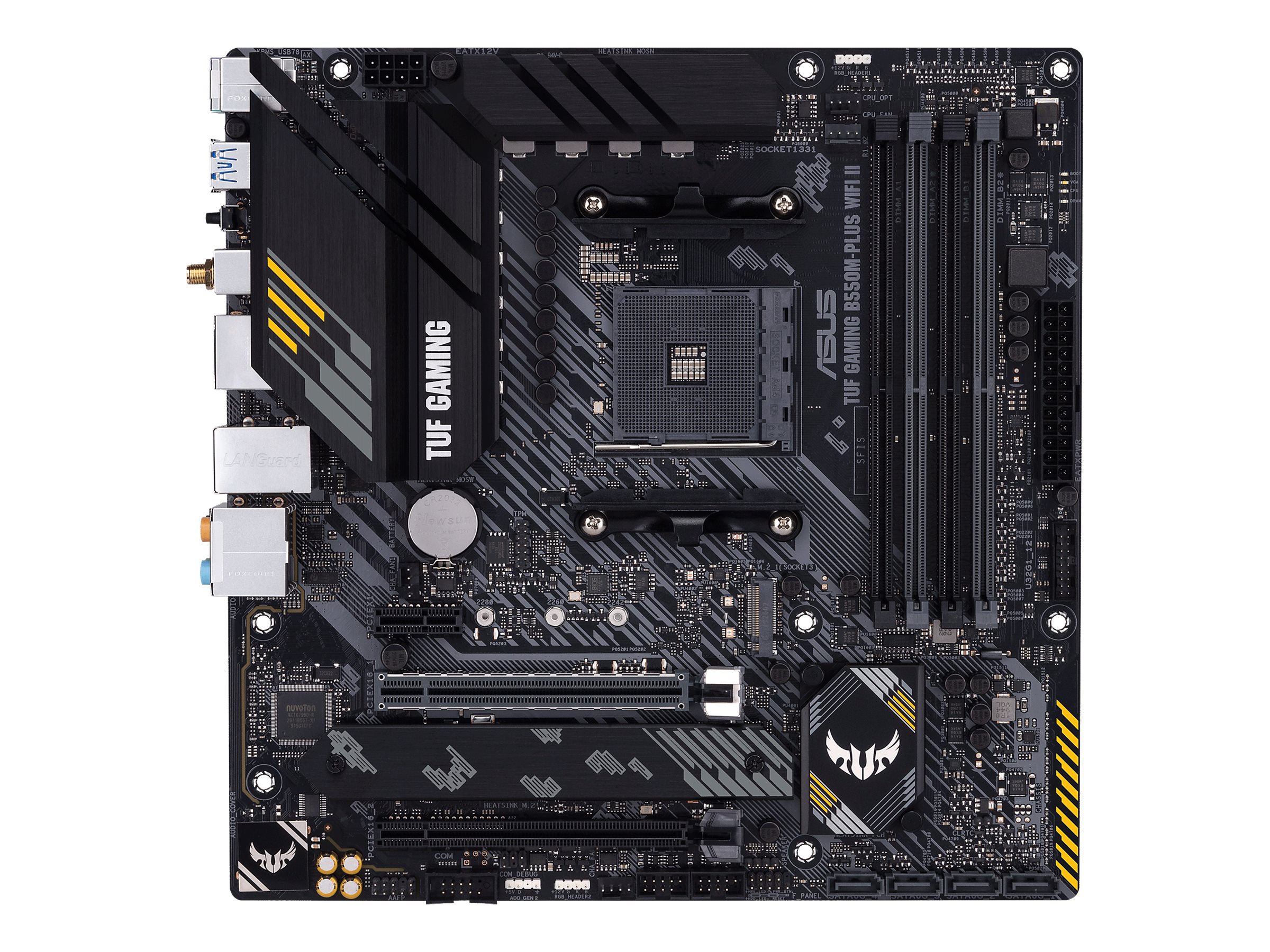 ASUS TUF GAMING B550M-PLUS WIFI II Bundkort - AMD B550 - AMD AM4 socket - DDR4 RAM - Micro-ATX