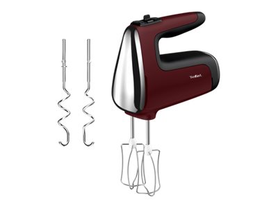Tefal Powermix Silence HT6525 - Håndmixer - 600 W - bordeauxrød