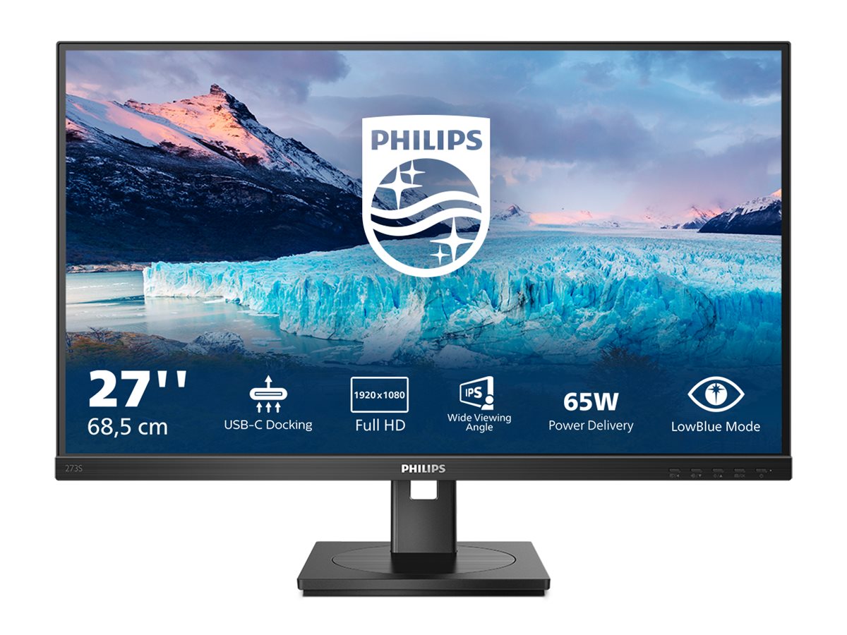 Philips S-line 273S1 27" IPS 1920 x 1080 (Full HD) HDMI DisplayPort USB-C 75Hz