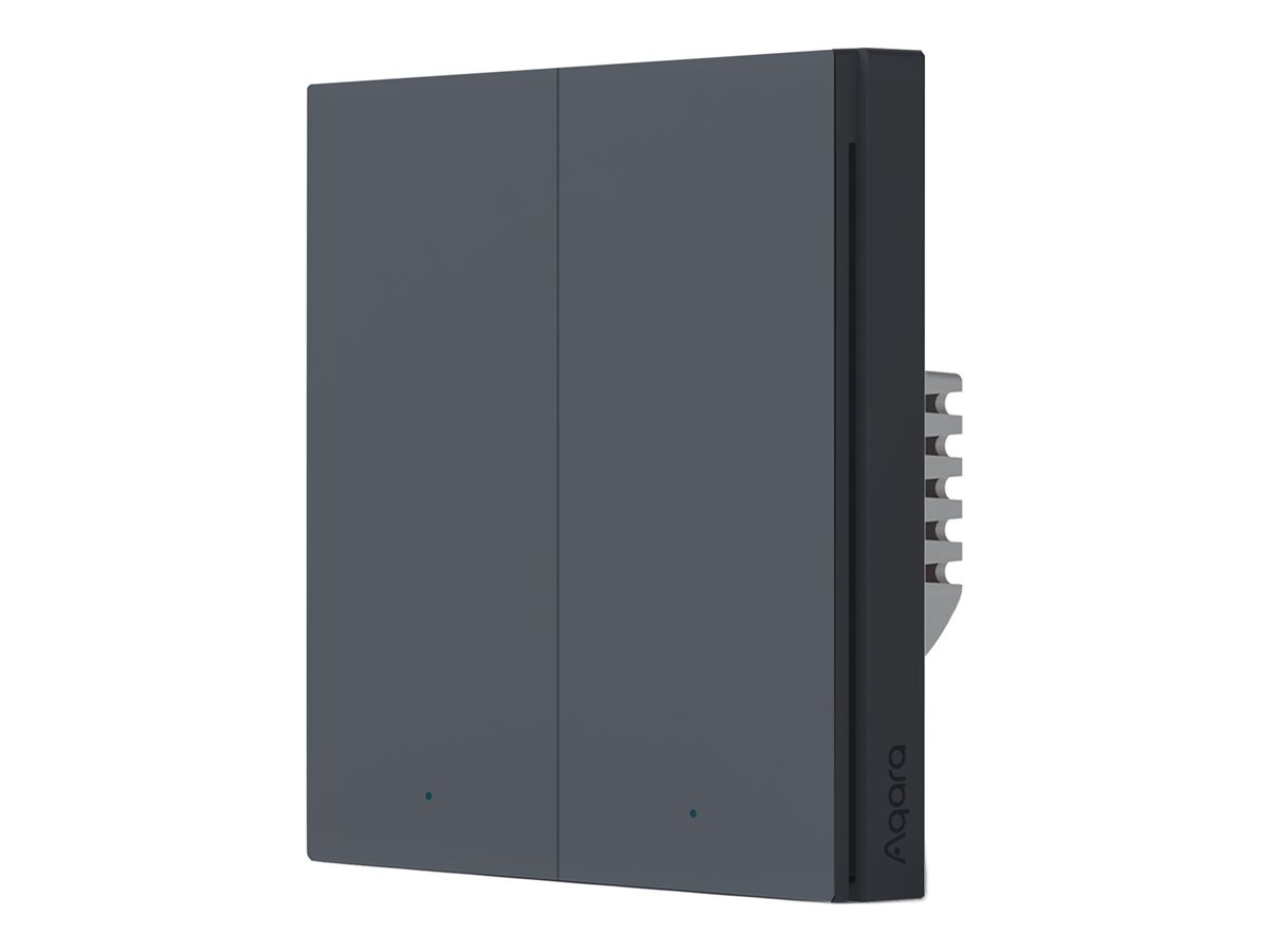 Aqara Smart Wall Switch H1 Double- Grey (No Neutral)