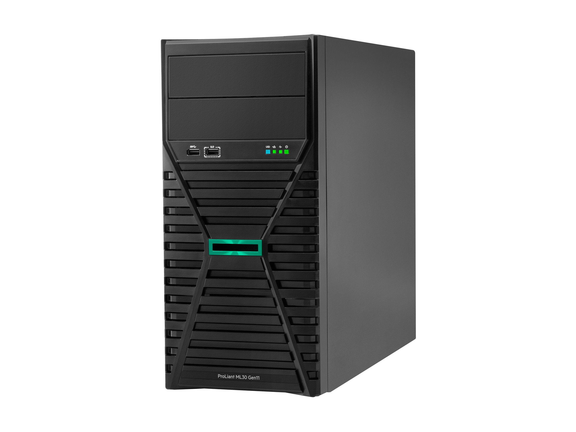 HPE ProLiant ML30 Gen11 - Server - tower 4U - envejs - 1 x Xeon E-2434 / op til 5 GHz - RAM 32 GB - SATA - non-hot-swap 3.5 bås(e) - SSD 2 x 960 GB - Gigabit Ethernet - skærm: ingen - Smart Choice