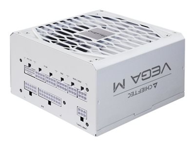 Chieftec VEGA M PPG-750-CW - power supply - 750 Watt Strømforsyning - 750 Watt - 135 mm - ATX - 80 Plus Gold certified