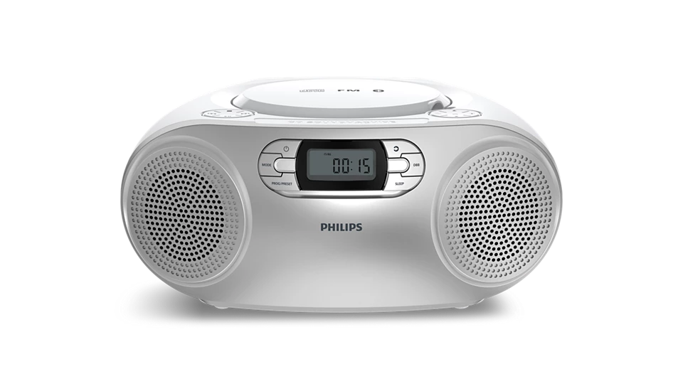 Philips TAZ2000S/10, 1,15 kg, Sølv, Bærbar CD-afspiller