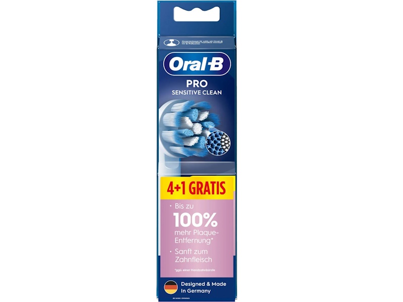 Oral-B Pro Sensitive Clean, 5 stk, Hvid, Ekstra blød, Oral-B, iO, Pulsonic, Blister