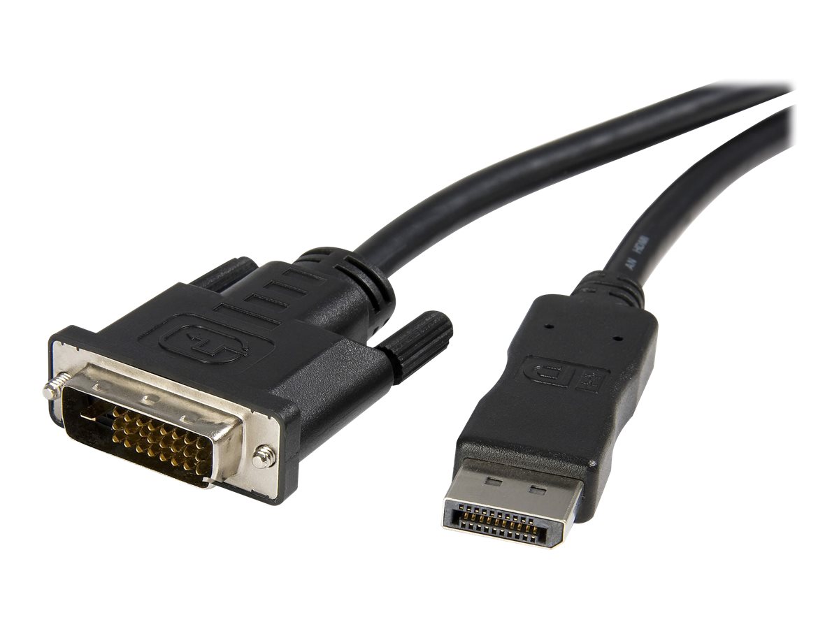 StarTech.com 10 ft DisplayPort to DVI Video Adapter Converter Cable - M/M (DP2DVIMM10) DisplayPort kabel 3m Sort