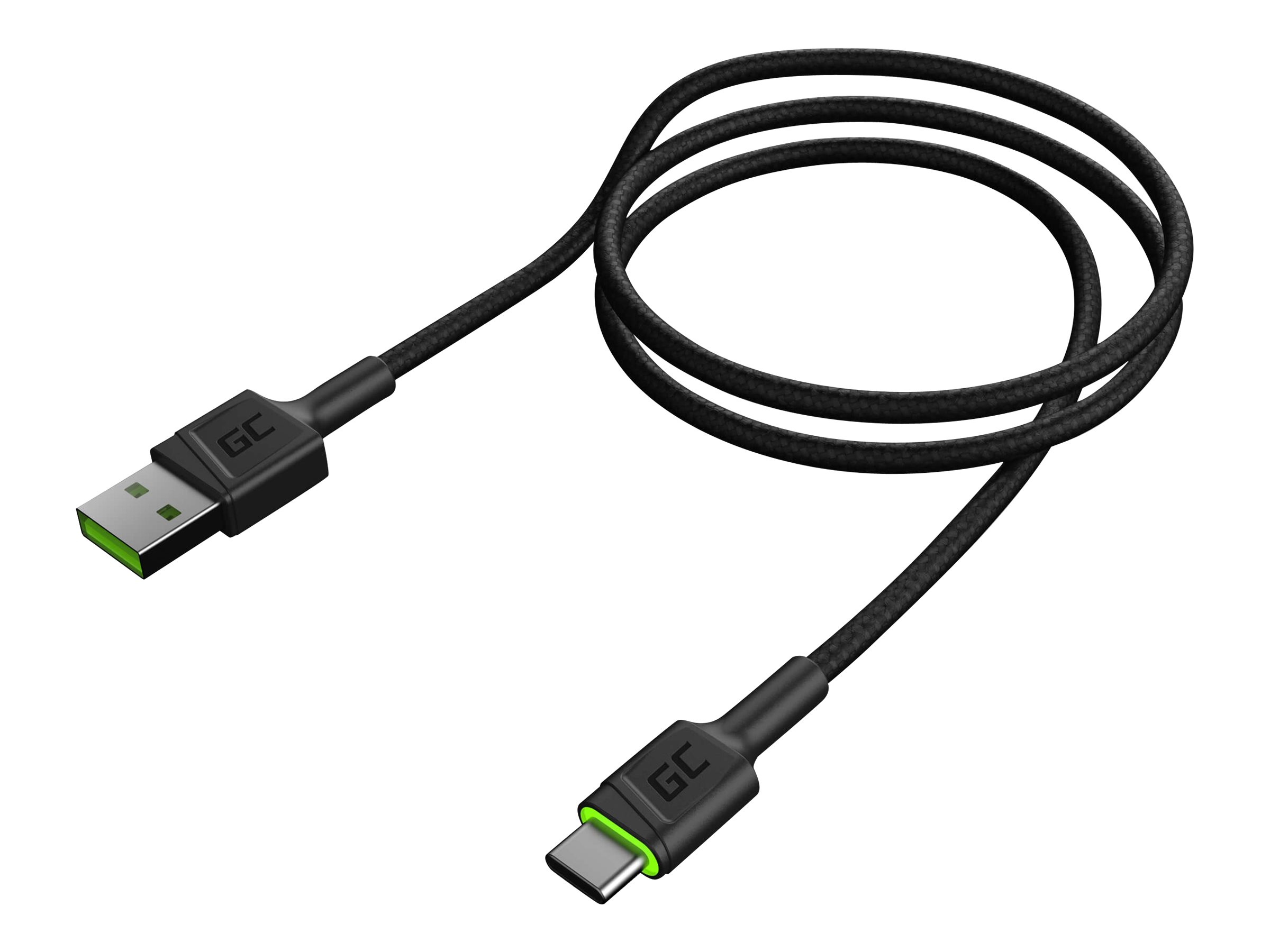 Green Cell GC Ray USB Type-C kabel 1.2m Sort