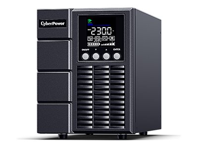 CyberPower Smart App Online S OLS1000EA - UPS - AC 230 V - 900 Watt - 1000 VA - 1-faset - RS-232, USB - output-stikforbindelser: 3 - aktiv PFC - sort