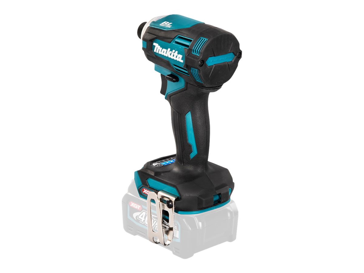 Makita XGT TD001GZ - Støddriver - ledningfri - 4-hastigheders - 1/4 unbrakosokkel - 220 N·m - intet batteri - 40 V - SOLO