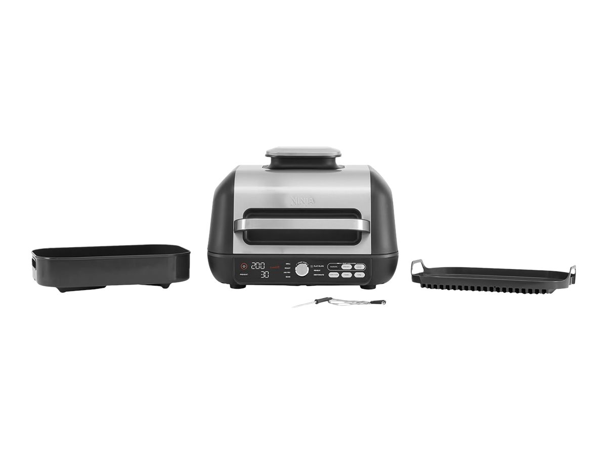 Ninja Ninja Foodi Pro AG651 elektrisk grill & varmluftsfrituregryde 7-in-1 Sort