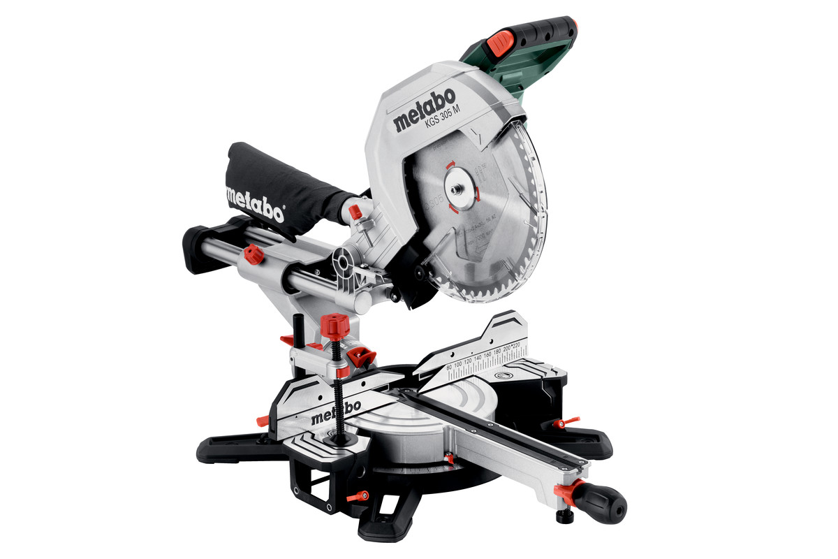 Metabo KGS 305 M, Enkelt facet, 3700 rpm, 3000 rpm, 50°, 60°, 215 x 67 mm