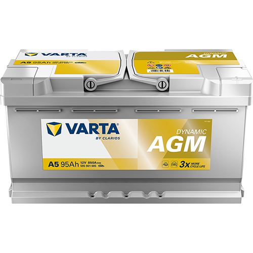 Varta A5 Silver Car Battery 95Ah/850A