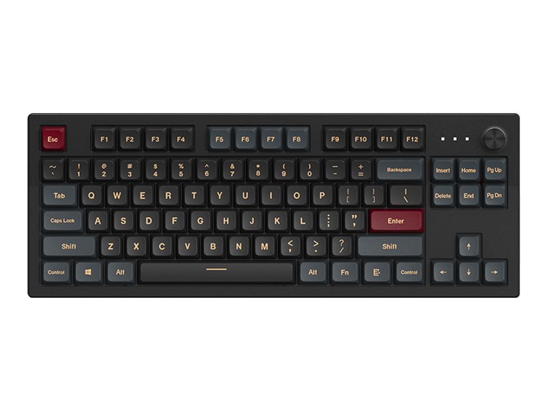 MKey TKL Darkness Tastatur Mekanisk RGB Kabling