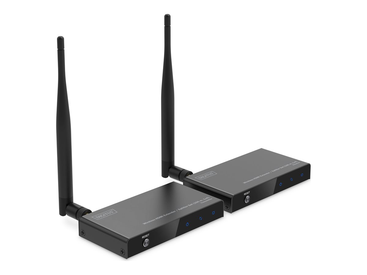 DIGITUS - HDMI Extender / Splitter Set - wireless video/audio/infrared extender - 802.11a