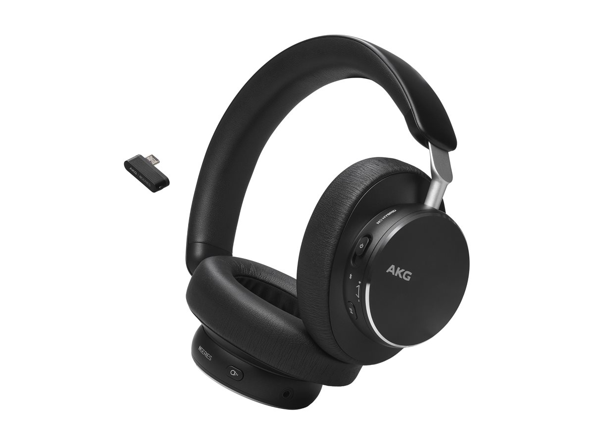 AKG N9 Hybrid Kabel & trådløs Høretelefoner Høretelefoner Sort Sort