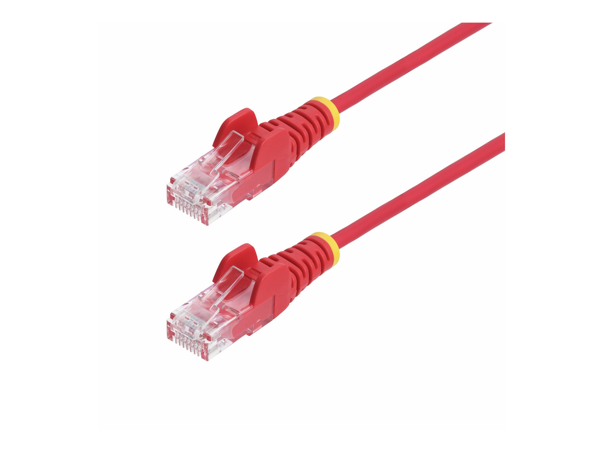 StarTech.com 2.5m Red Slim CAT6 Ethernet Cable, Snagless, 28AWG, LSZH CAT 5/5e/6 Ikke afskærmet parsnoet (UTP) 2.5m Patchkabel Rød